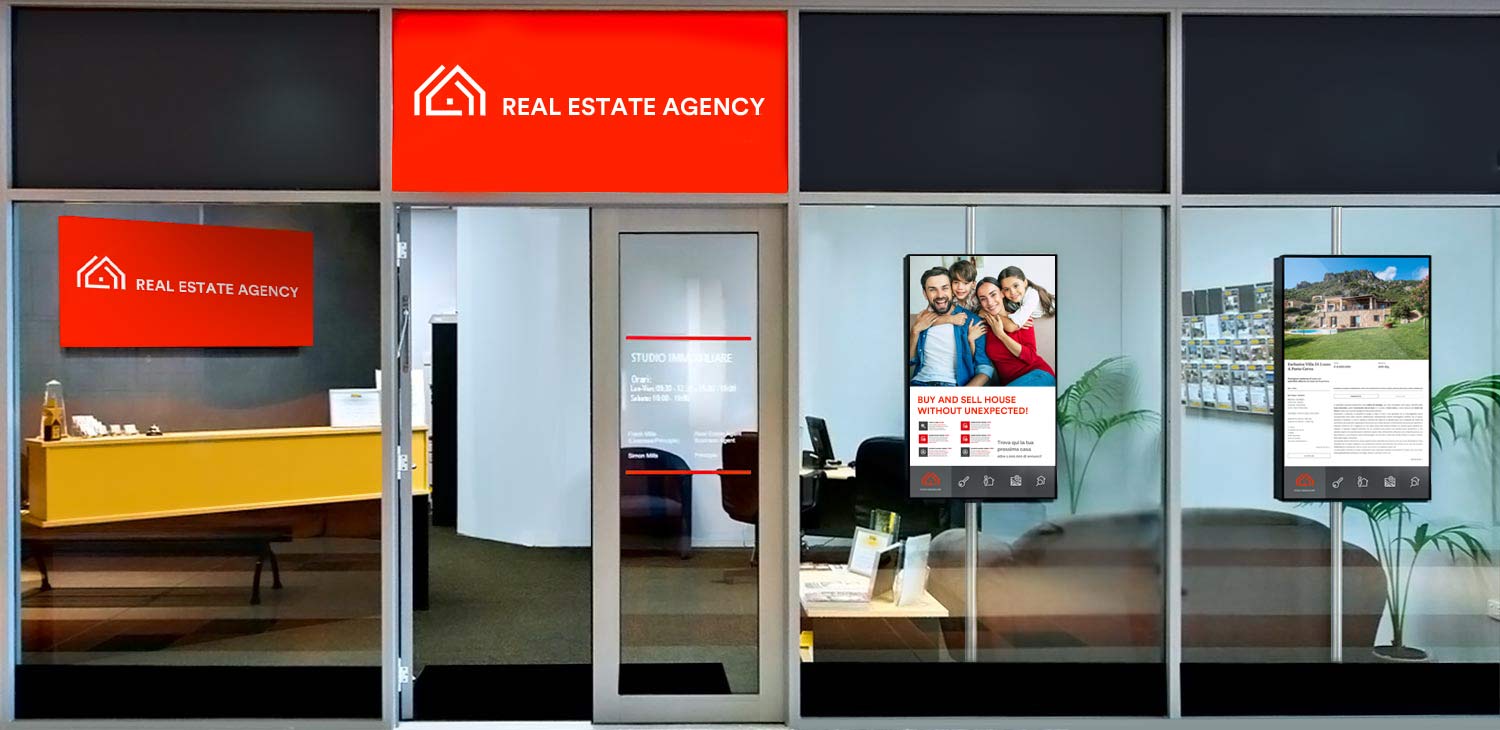 digital signage software for real estate